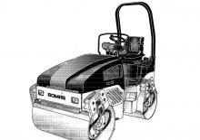 Tandem vibracijski valjci Bomag BW 100 AD-4