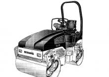 Tandem vibracijski valjci Bomag BW 125 AD-4