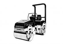 Tandem vibracijski valjci Bomag BW 135 AD