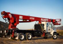 Teleskopske dizalice sa granom montirane na kamion Elliott Equipment L135 HiReach
