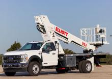 Teleskopske dizalice sa granom montirane na kamion Elliott Equipment V63 HiReach