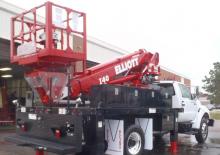 Teleskopske dizalice sa granom montirane na kamion Elliott Equipment I40F HIREACH