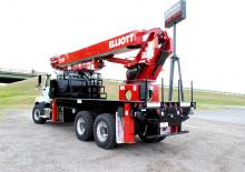 Teleskopske dizalice sa granom montirane na kamion Elliott Equipment S70R SkyWalk