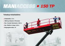 Teleskopska podizna platforma na gusjenicama Manitou 150 TP