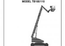 Teleskopska podizna platforma na gusjenicama Terex Aerials TB 100