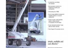 Teleskopska podizna platforma na gusjenicama Terex Aerials TB 66