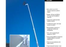 Teleskopska podizna platforma na gusjenicama Terex Aerials TB 85