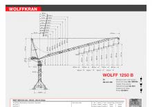 Toranj dizalice - Luffing Boom - Top-slewing Wolffkran 1250 B