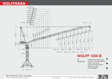 Toranj dizalice - Luffing Boom - Top-slewing Wolffkran 1250 B
