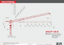 Toranj dizalice - Luffing Boom - Top-slewing Wolffkran 166 B