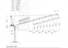 Toranj dizalice - Luffing Boom - Top-slewing Wolffkran 630 B
