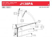 Toranj dizalice - Luffing Boom - Top-slewing Jaso J138PA.A