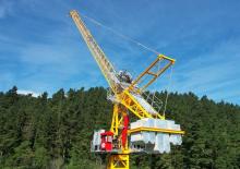 Toranj dizalice - Luffing Boom - Top-slewing Jaso J198HPA