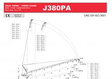 Toranj dizalice - Luffing Boom - Top-slewing Jaso J380PA