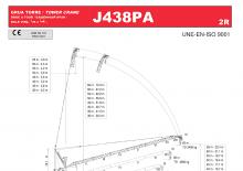 Toranj dizalice - Luffing Boom - Top-slewing Jaso J438PA.2R