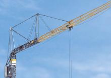 Toranjski kranovi - Grana kolica - Okretanje na dnu Liebherr 125 K