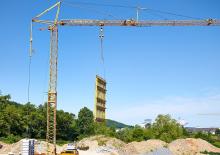 Toranjski kranovi - Grana kolica - Okretanje na dnu Liebherr 42KR.1 