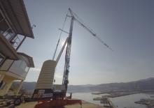 Toranjski kranovi - Grana kolica - Okretanje na dnu TEREX CRANES CBR 40H