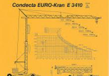 Toranjski kranovi - Grana kolica - Okretanje na dnu Condecta E 3410-2,5 m
