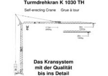 Toranjski kranovi - Grana kolica - Okretanje na dnu König K 1030 TH