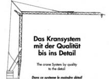 Toranjski kranovi - Grana kolica - Okretanje na dnu König K 20 SH
