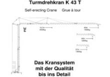 Toranjski kranovi - Grana kolica - Okretanje na dnu König K 43 T (2,3m)