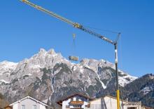Toranjski kranovi - Grana kolica - Okretanje na dnu Liebherr L1-24 