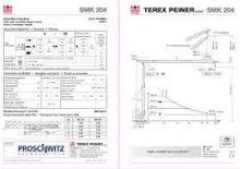 Toranjski kranovi - Grana kolica - Okretanje na dnu Terex Peiner SMK 204-2,0 m
