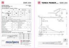 Toranjski kranovi - Grana kolica - Okretanje na dnu Terex Peiner SMK 204-2,95 m