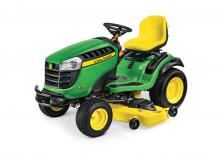 Samohodne kosilice za travnjake i vrtni traktori John Deere E180
