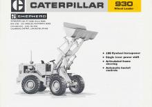 Utovarivači na kotačima Caterpillar 930