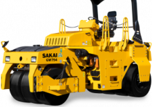 Valjci s gumenim kotačima Sakai GW754