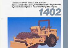 Valjci s jednim bubnjem Case 1402D