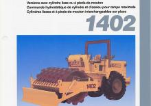 Valjci s jednim bubnjem Case 1402PD