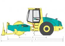 Valjci s jednim bubnjem Ammann ASC 110 D