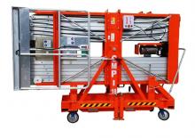 Vertikalna podizna platforma s jednim jarbolom Mantall CMP18-RB