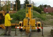 Vertikalna podizna platforma s jednim jarbolom MBB G 1200 Bg-Giraffe