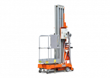 Vertikalna podizna platforma s jednim jarbolom Dingli MV105-E