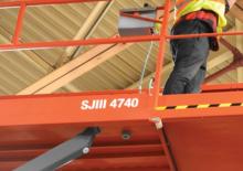 Vertikalna podizna platforma s jednim jarbolom Skyjack SJPX 35