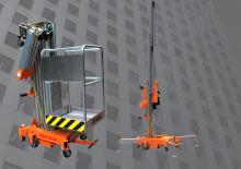 Vertikalna podizna platforma s jednim jarbolom Leader APS 35