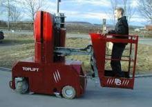 Vertikalna podizna platforma s jednim jarbolom PB Toplift 84