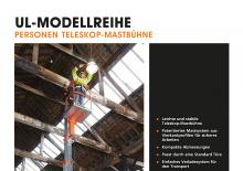 Vertikalna podizna platforma s jednim jarbolom Snorkel UL32
