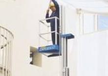 Vertikalna podizna platforma s jednim jarbolom Zarges ZLV 1200 B