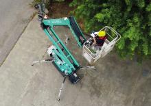 Zglobna podizna platforma na gusjenicama Imer IM R 23 DA Lithium
