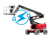 Zglobna podizna platforma na kotačima Manitou ATJ 60 e 4WS CR