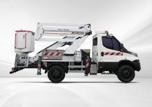 Dizala sa zglobnom granom montirana na prikolicu France Elévateur 192 ATL 4x4