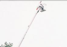 Dizala sa zglobnom granom montirana na prikolicu Altec A65
