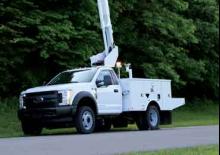 Dizala sa zglobnom granom montirana na prikolicu Altec AT40G