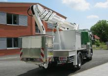 Dizala sa zglobnom granom montirana na prikolicu Blumenbecker - Hubmeister® HM 28 TKI