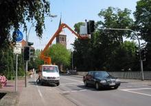 Dizala sa zglobnom granom montirana na prikolicu Ruthmann K 130